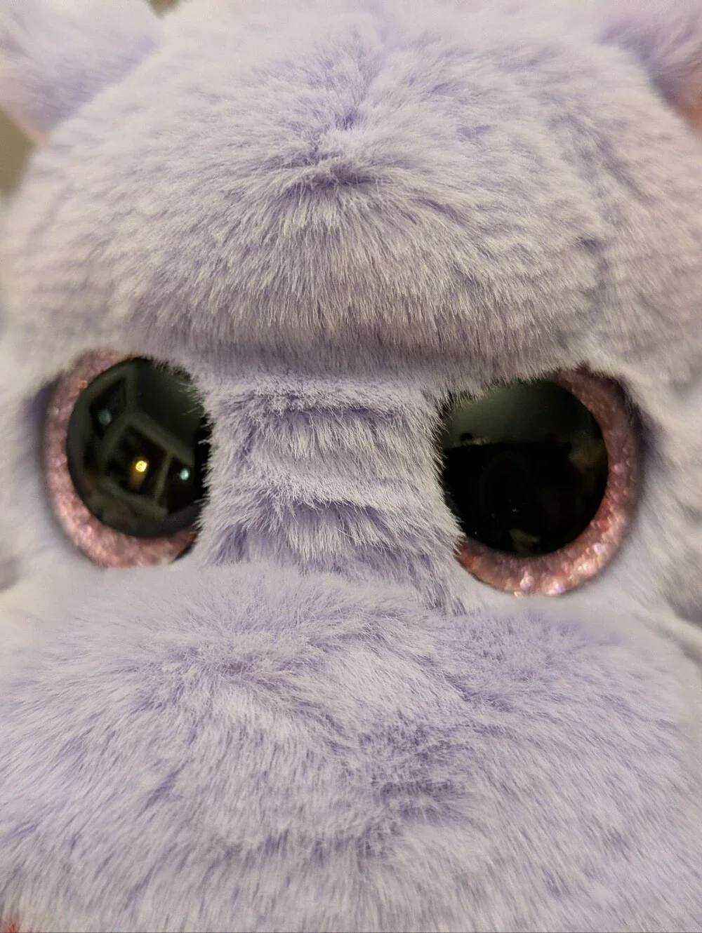Ty Purple and Pink Hippo Plush - Cute Lilac Beanie Buddy